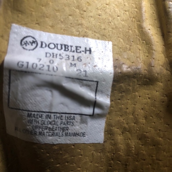 Double H Daniela women's cowboy boots size 7 - Picture 4 of 5